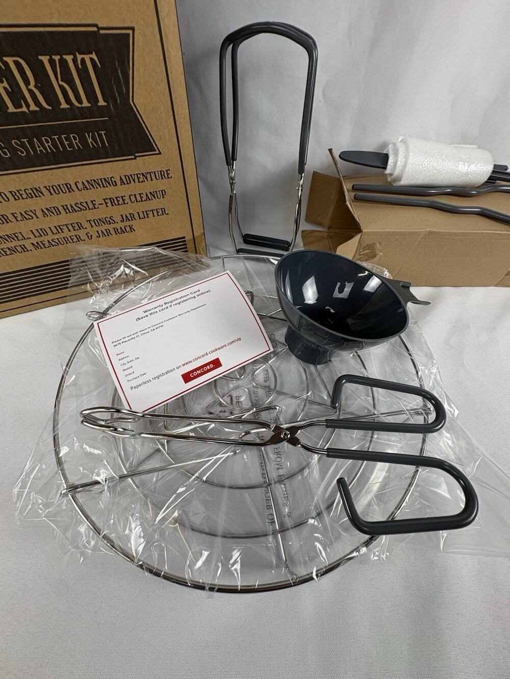 7 PCS Canning Set Premium Stainless Steel Starter Kit w/ Rack